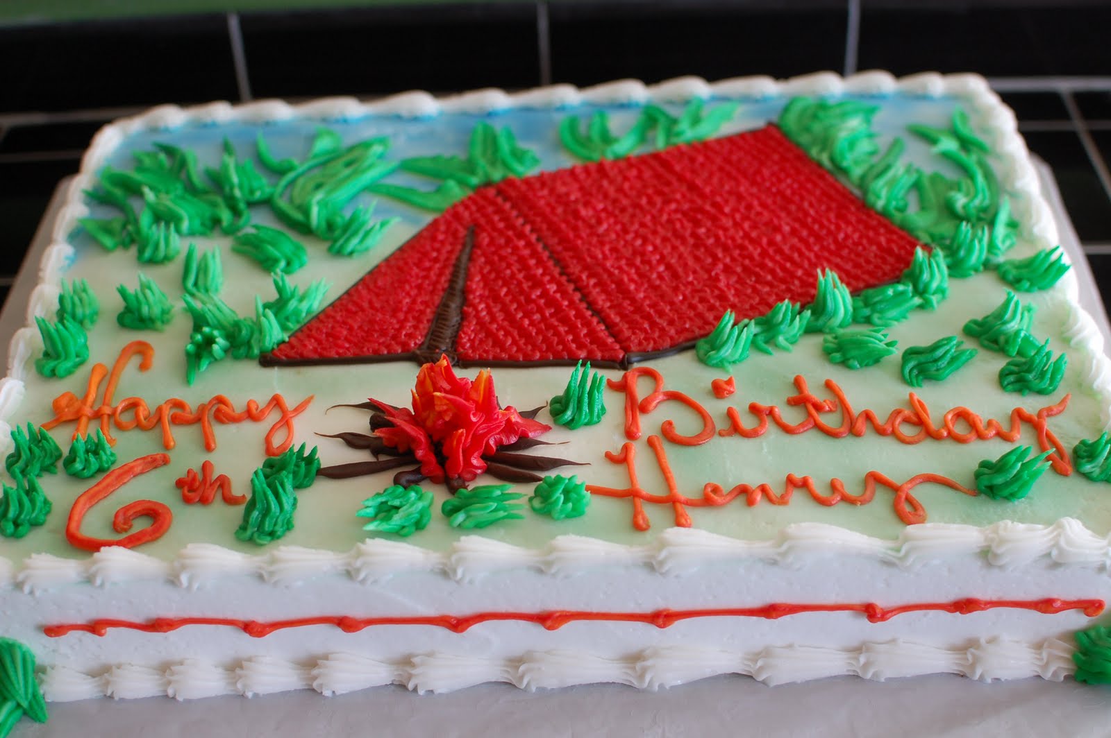 camp out cakes