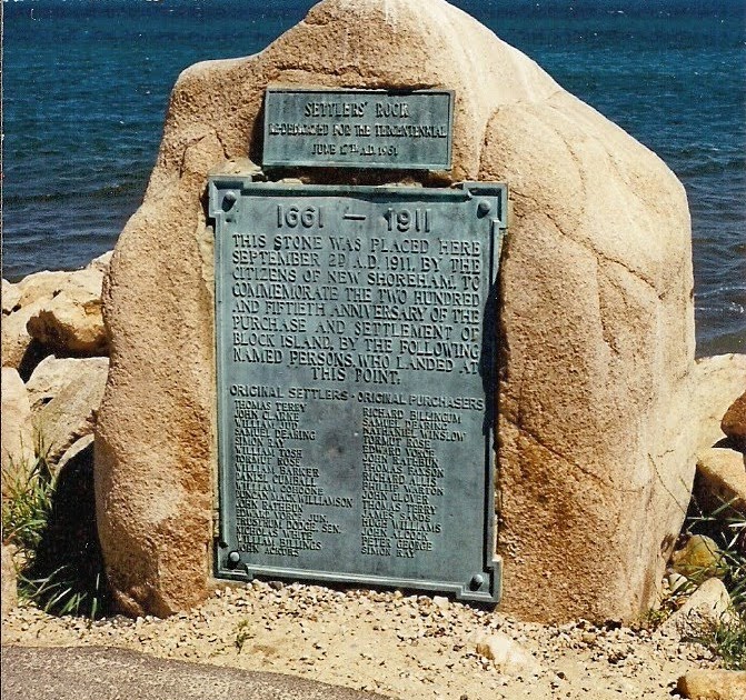 New England Travels Settler's Rock New Shoreham, Block Island