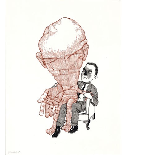 Loopy Rocket: John Casey's human morphology...in Ink!