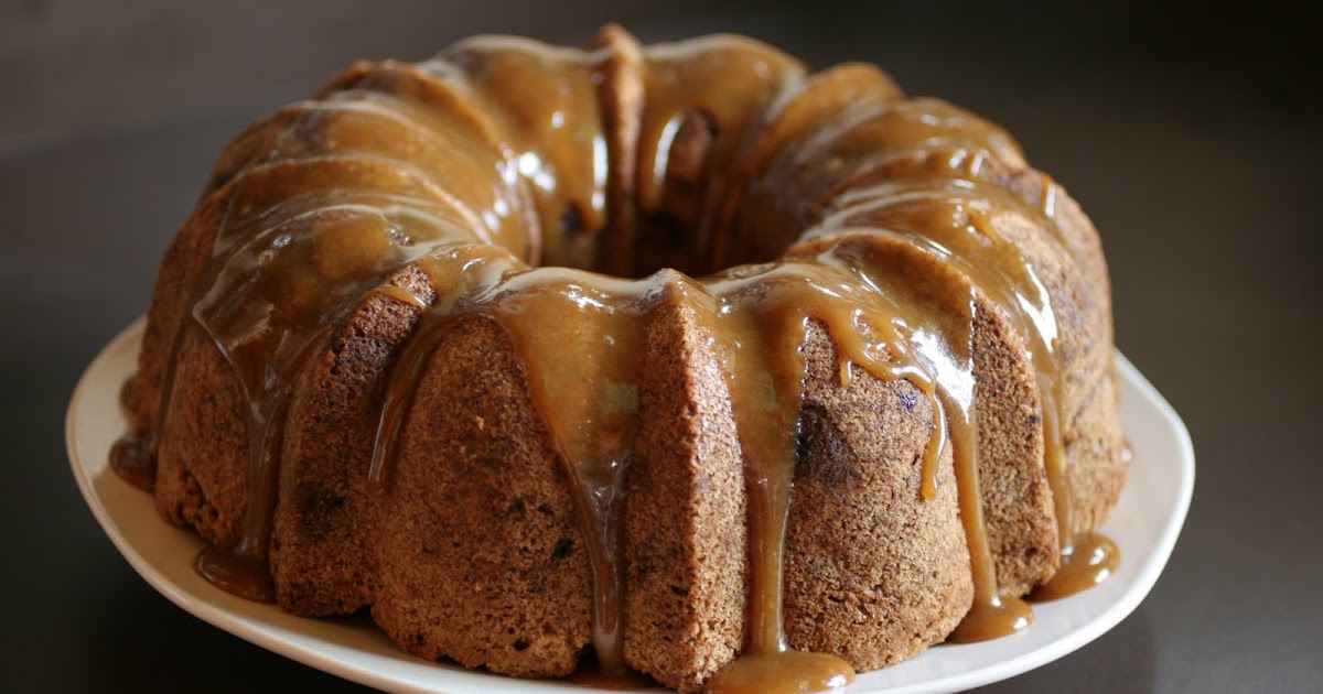 Butter + Cream Apple Spice Cake with Caramel Sauce