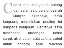 Pasang Style Dropcap pada Blogger Pasang Style Dropcap pada Blogger
