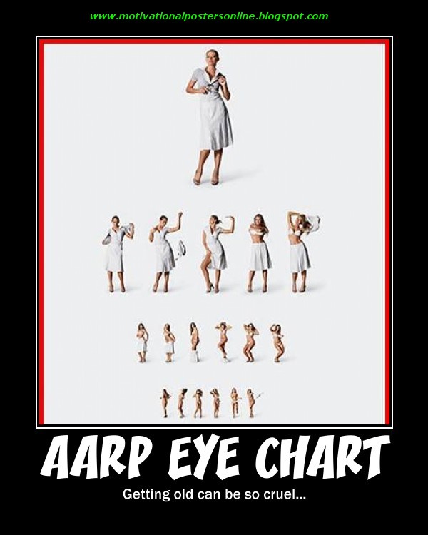 How To Be Cruel To Old Guys Aarp Eye Chart
