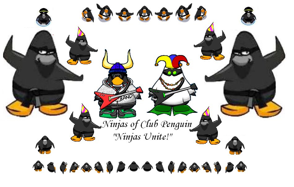Ninjas of Club Penguin