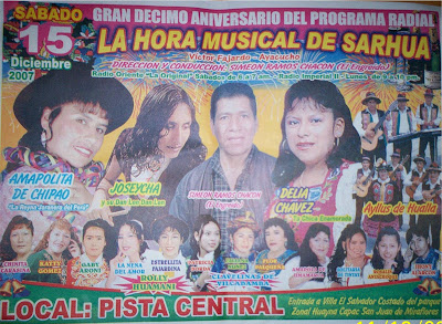 10 Aniversario la Hora Musical de Sarhua