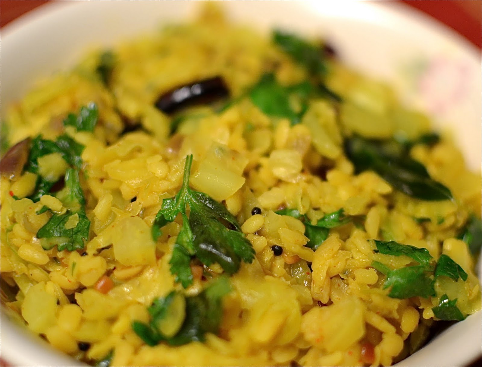 Sunitha's Kitchen Cabbage pesarapappu (Cabbage and Moong dal curry)