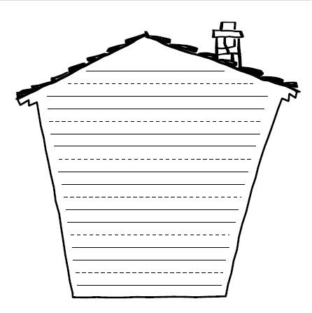 Homeschool Parent: Shape book patterns for writing