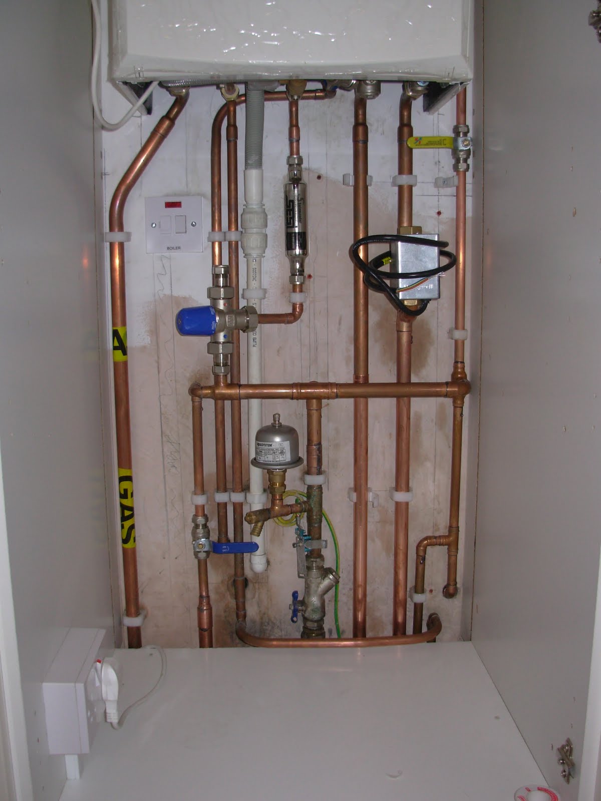 Nomad Bill's bungalow Boiler Cupboard