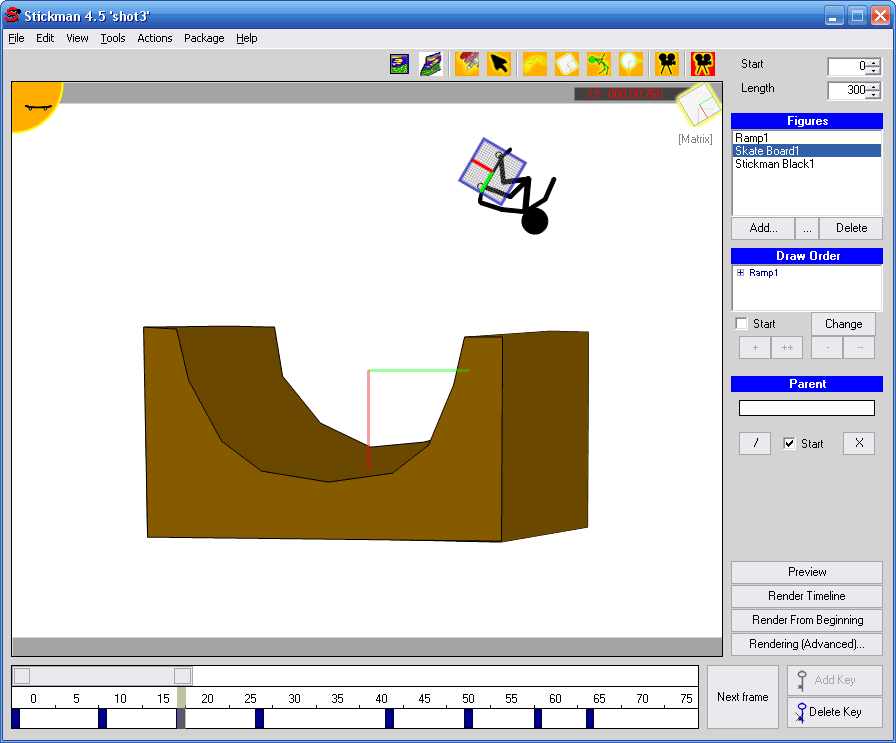 Stickman funny stick animation. Stickman