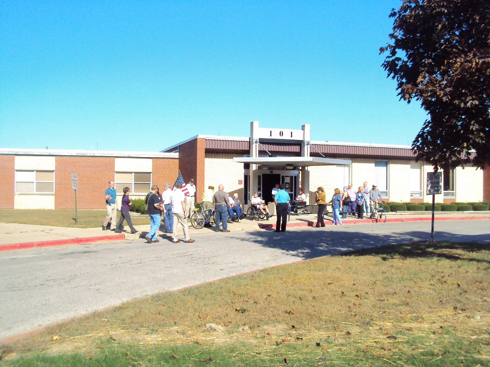 Walk Across Illinois VA Hospital in Danville, Illinois, September 30, 2010