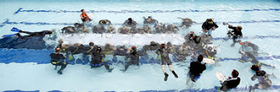 underwater dinner party