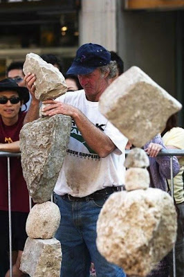 rock balancing