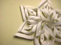 How To Make The Most Beautiful Paper Snowflake Ever! a spectacular - origami like - snowflake deco