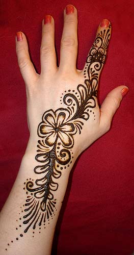 Arabic dulhan Mehndi patterns