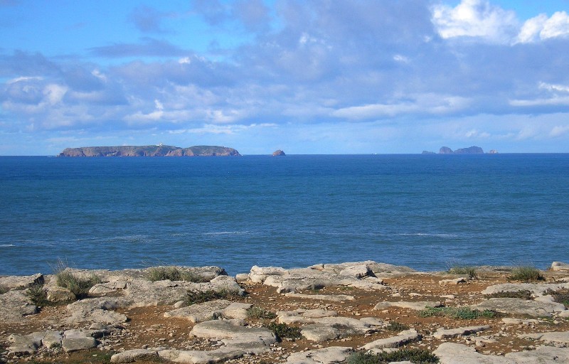 Berlengas archipelago view from Cabo Carvoeiro