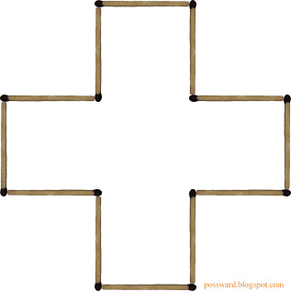 крест из спичек