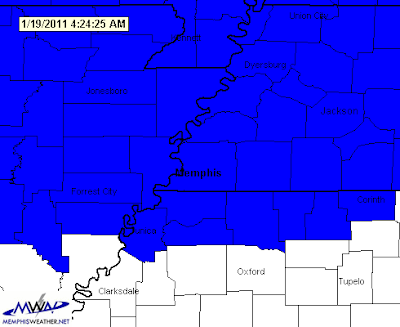 Winter Weather Advisory, January 20, 2011