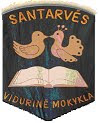 "Santarves Vidurine mokykla" LOGO