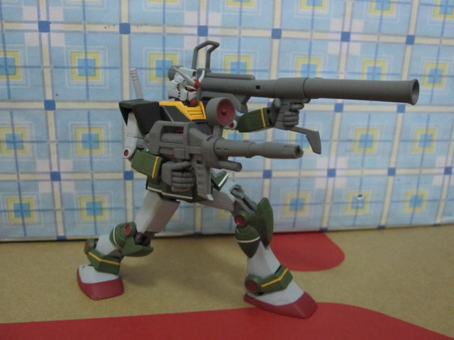 Bandai Mobile Suit Gundam Real Type RX-78 emsia 4/" Figurine MSIA arme lot