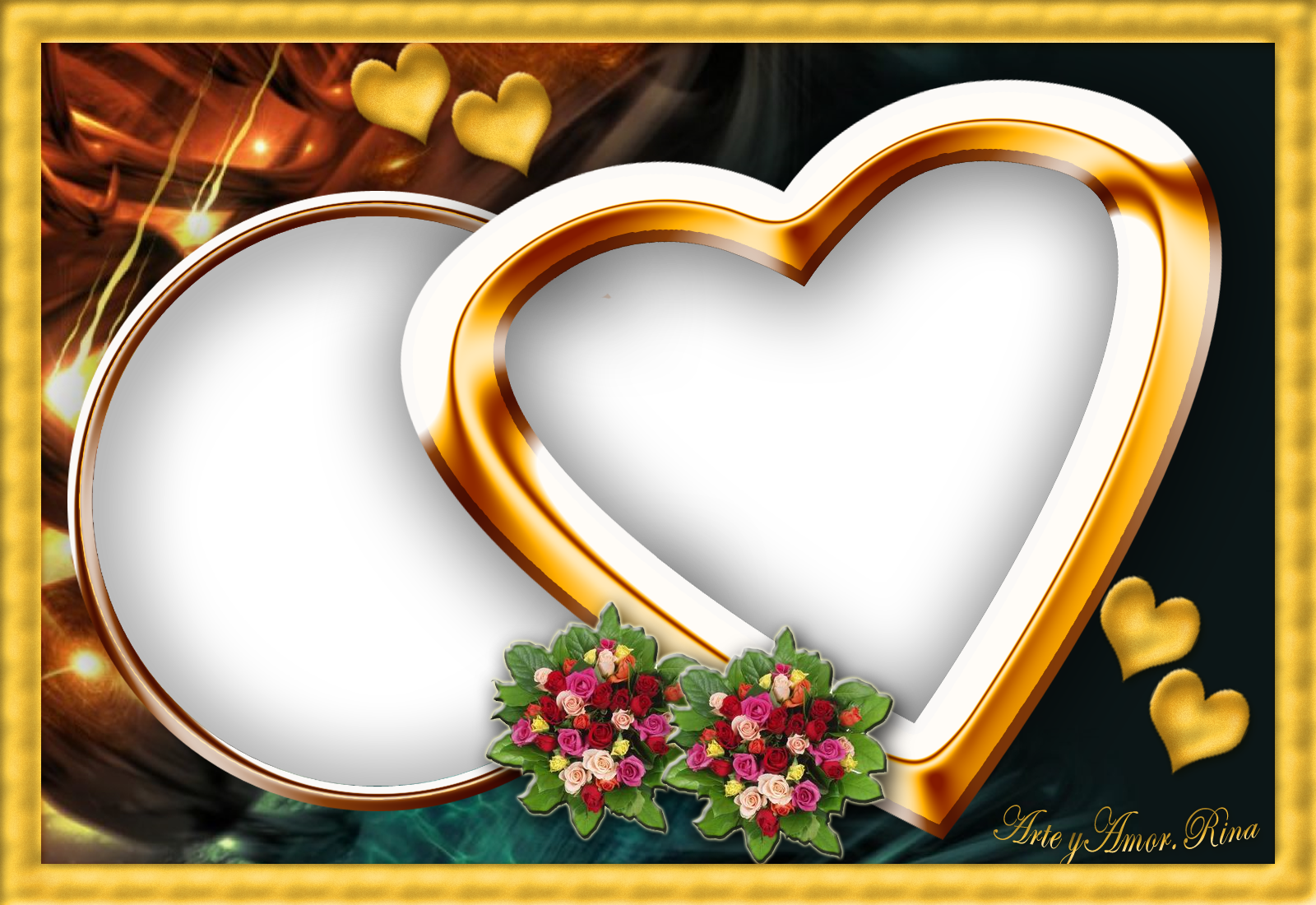 Arte y amor: Nuevos marcos en Photoshop