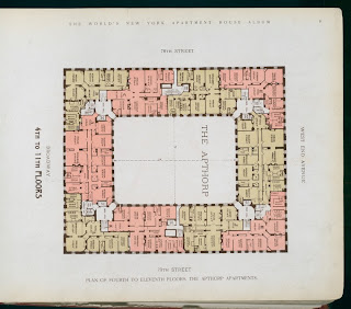 Fourth to eleventh floor plan