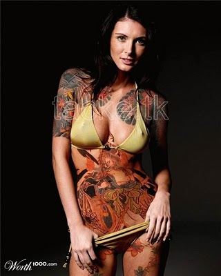 tattoo sexy girl supermodel 2010