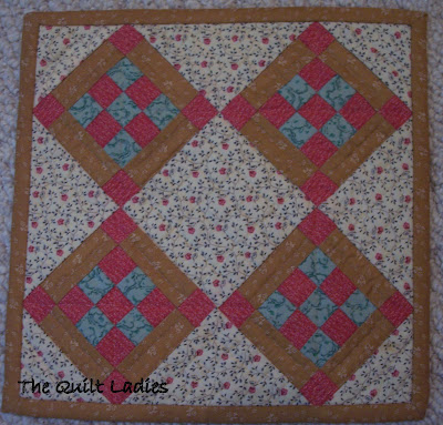 Little Quilt Machine Pieced and Hand Quilted
