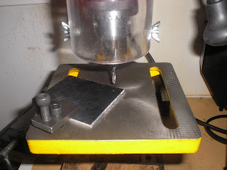 Drilling in the corner of the square