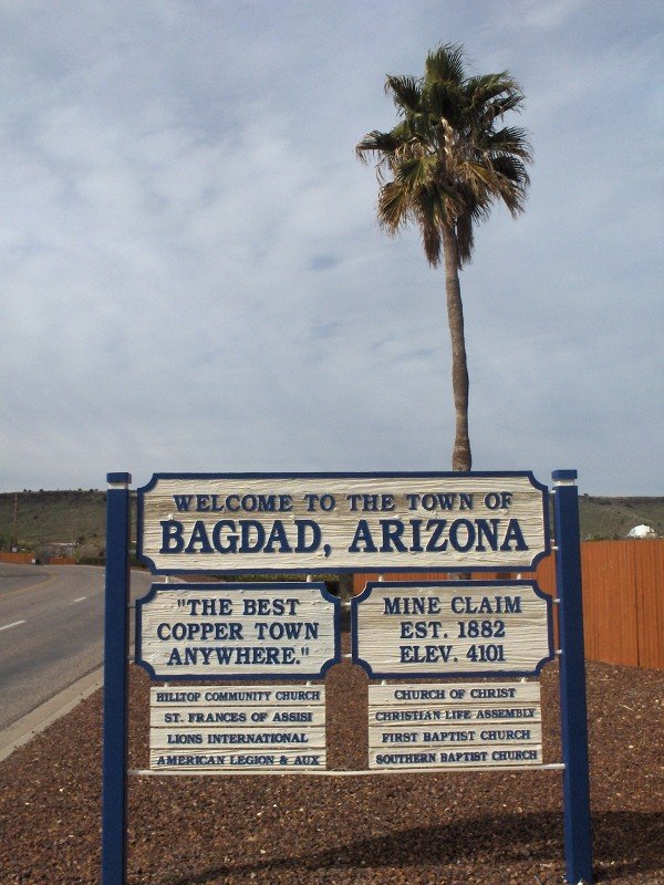 Like to add to places weirdly named Bagdad, Arizona. r/geography