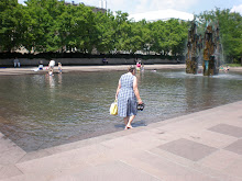 Mom in Princeton Fountain