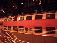 Double-decker sleeper car in Cologne
