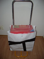 Box-in-a-bag on a cart
