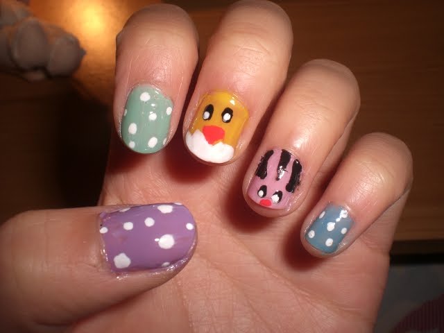 cute and easy designs for nails. I hope you all try the design