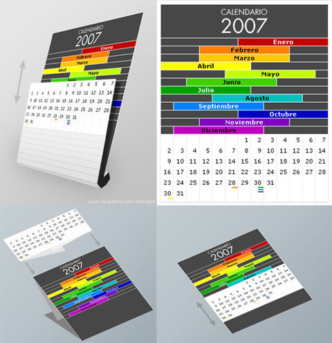 Desain Kalender Yang Unik [ www.BlogApaAja.com ]
