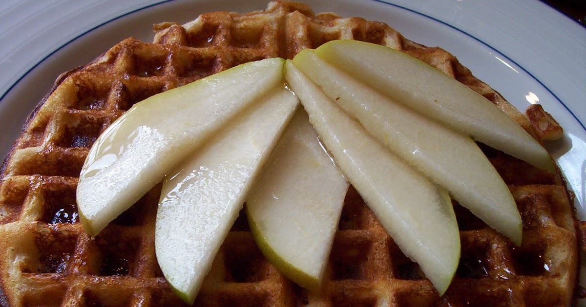 Cooker Girl Pear Waffles