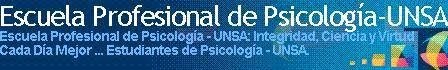 Escuela Profesional de Psicología - Universidad Nacional de San Agustín - UNSA