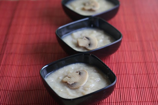 Celery Root and Mushroom Soup ~ Healthy Eating for Ordinary People