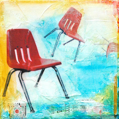retro,chair,I'll tumble for you,art,6x6 gallery,exhibition,new york city,painting,original