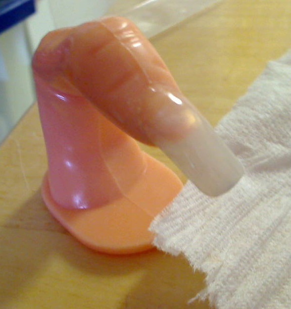 kathleenxbeauty lacey peach acrylic