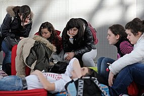 Europe, UK flights delayed until Sunday