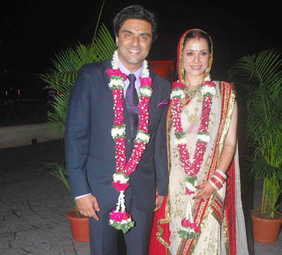 Samir Soni - Neelam Kothari Wedding Reception