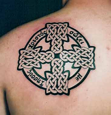 Another famous design for Irish tattoo is the symbol of good luck,