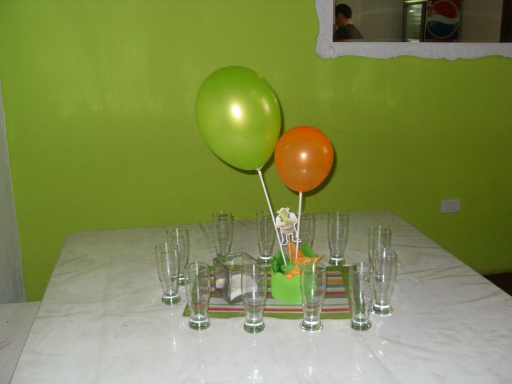 La Ballena de Benjamin: Centros de Mesa Con Globos