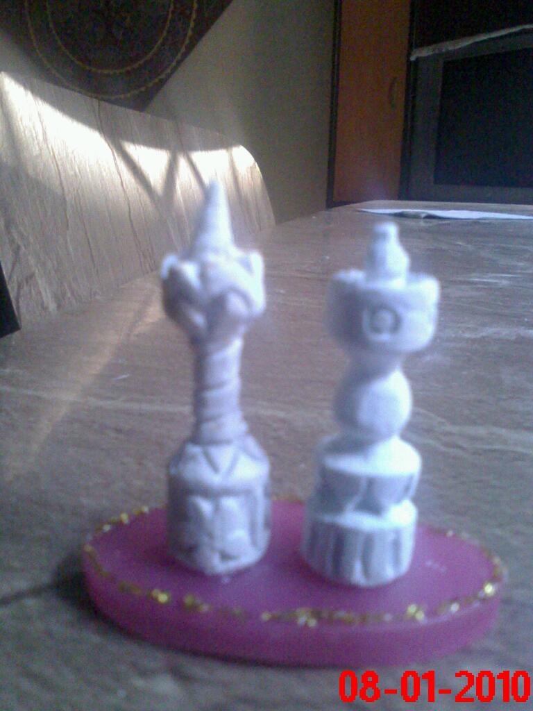 Ramya's World chalk carving