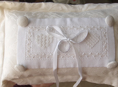 My Cross Stitch Corner Ring Bearer Pillow By Jbw And Just Cross