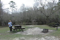 Primitive camp site number three.