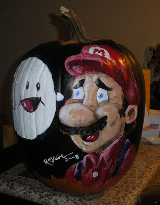 Royal Artist: Mario Pumpkin Painting (PART I)