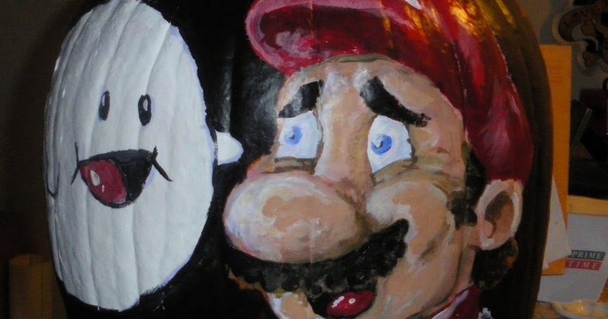 Royal Artist Mario Pumpkin Painting (PART I)