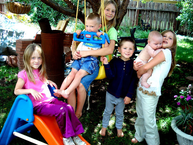 The kids at Grammy and Papa's house