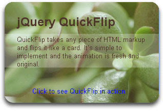 QuickFlip jQuery Plugin
