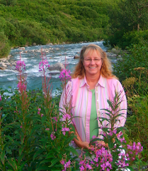 Cindy at Hatcher's Pass in Alaska